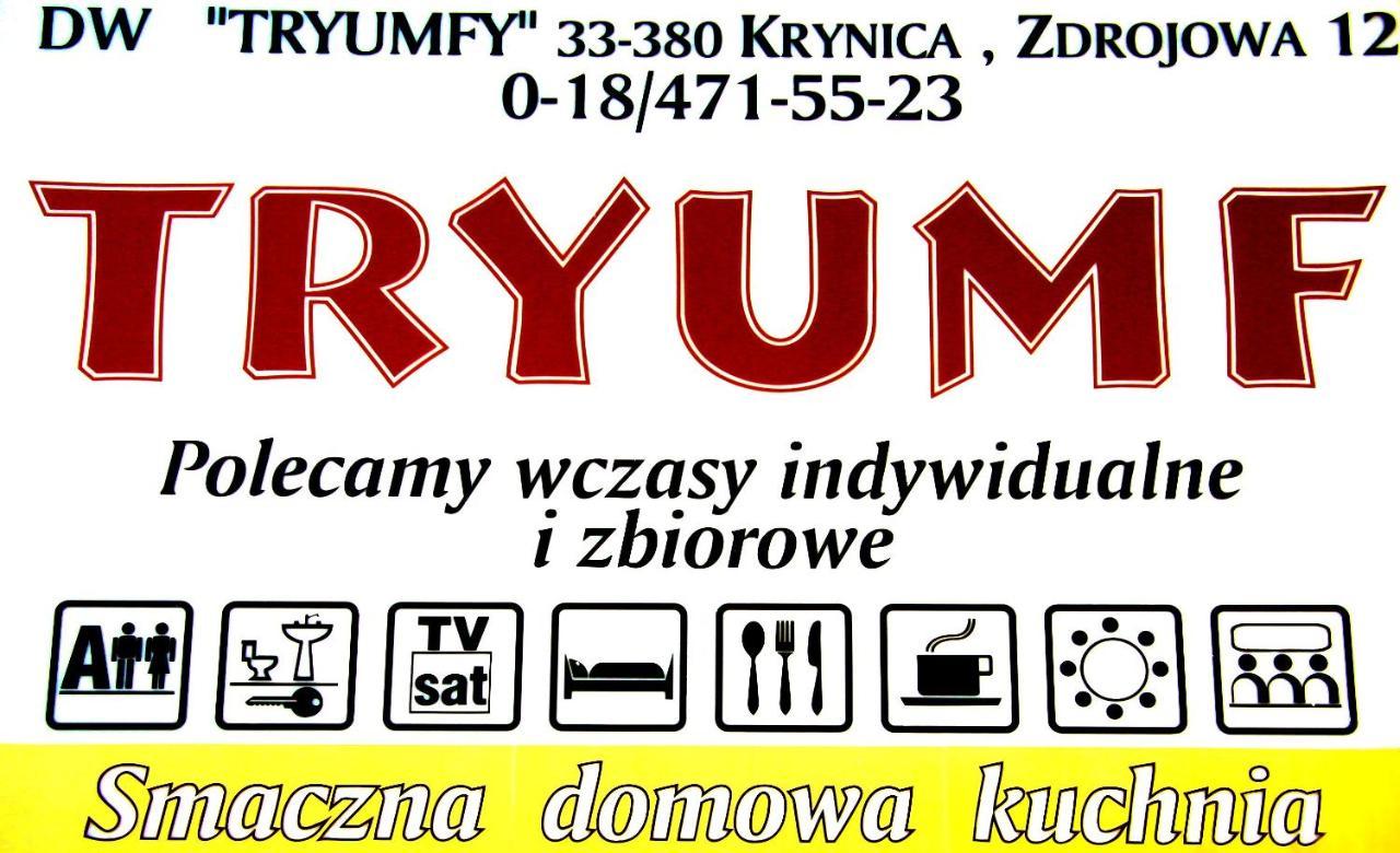 Bed and Breakfast Domy Wczasowe Tryumfy Krynica-Zdrój Exteriér fotografie